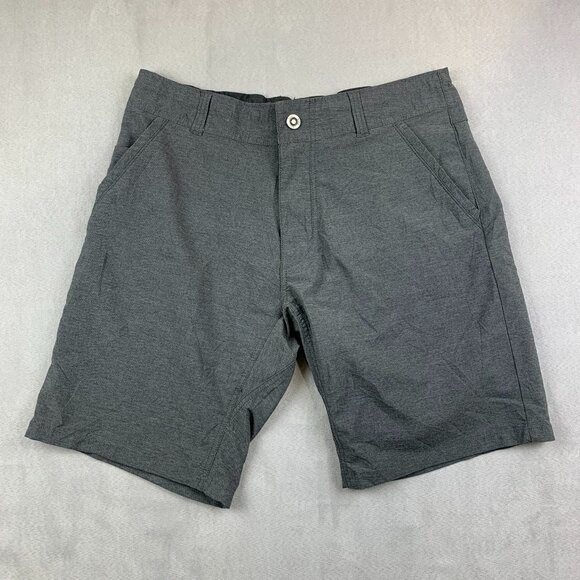 Kuhl Mens Shorts 34 Gray Shift Amphibia Nylon Stretch Outdoor Hiking Swimming - Picture 1 of 12